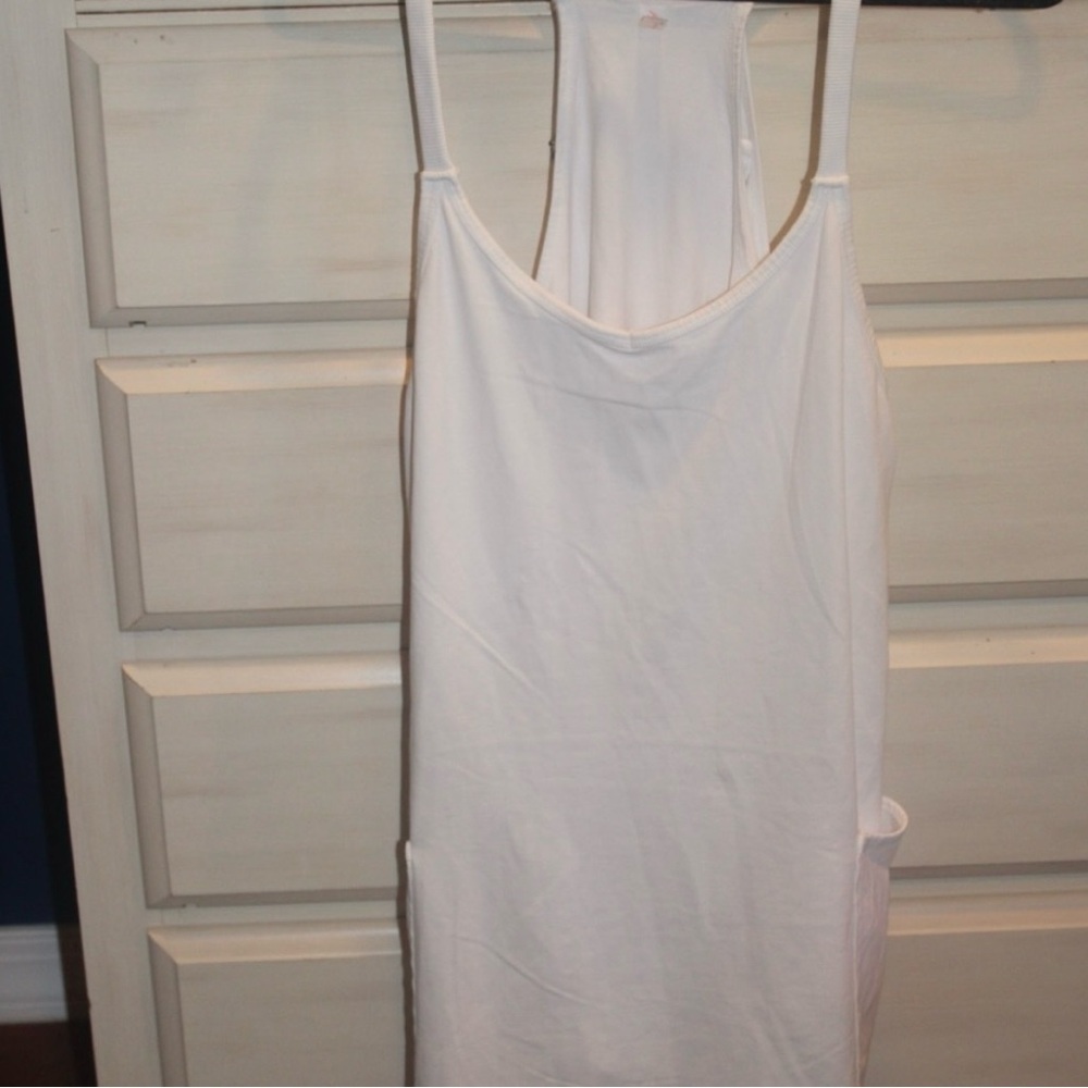 Free People "Hot Shot" Mini Dress Romper -
White (Size Small) FP Movement NWOT - Picture 5 of 8